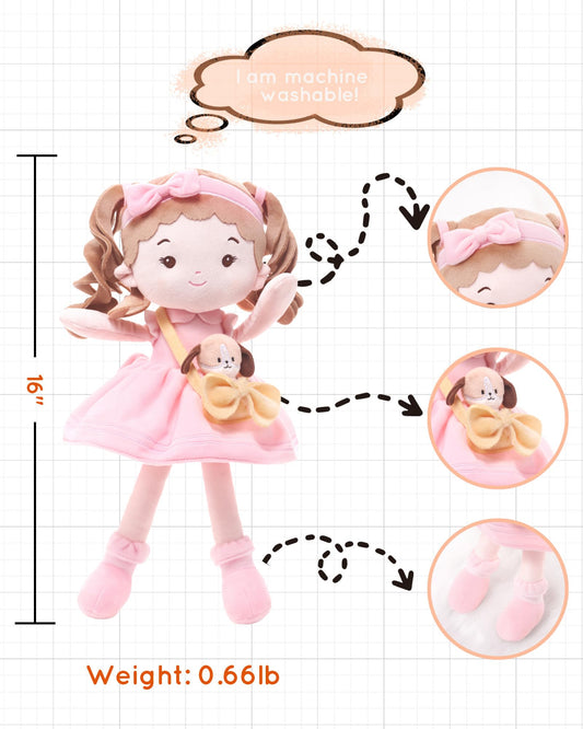 Personalized Soft Baby Doll 16"