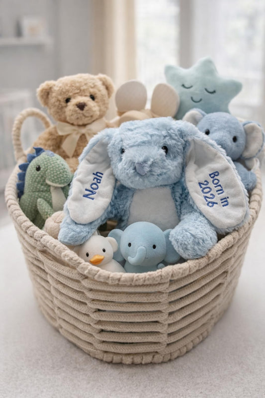 Personalised Teddy Bear with Name for Babies