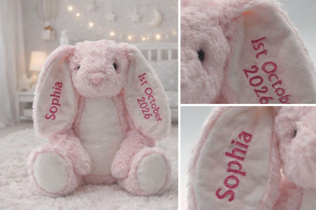 Personalised Teddy Bear with Name for Babies