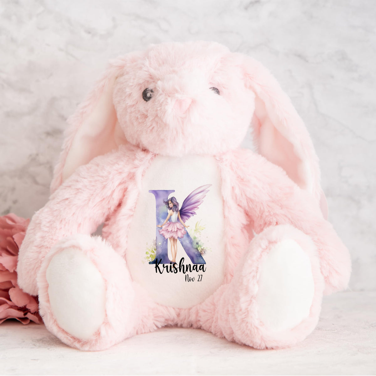 Personalised Bunny Rabbit Teddy with Name