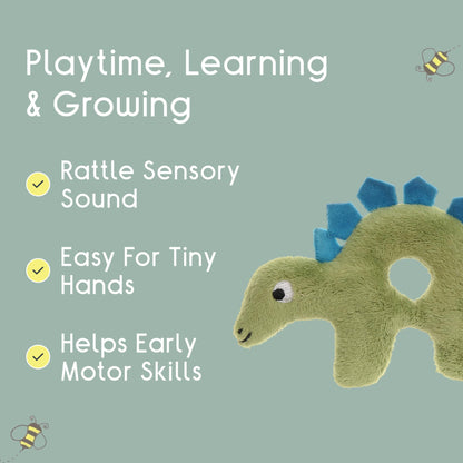 Soft Plush Baby Rattle Toy