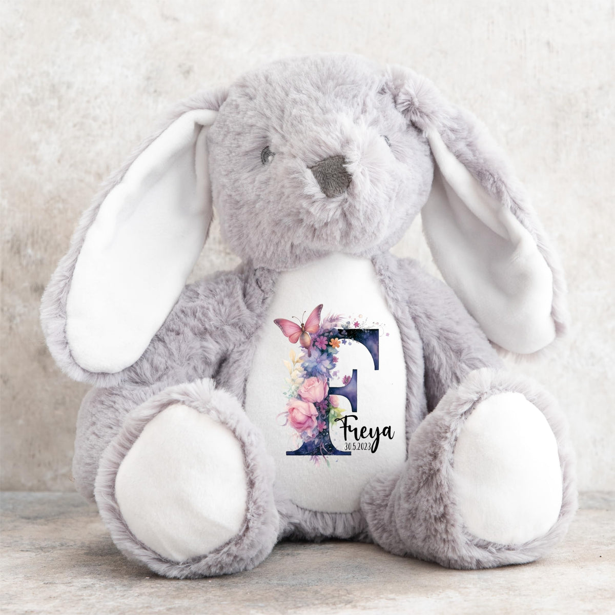 Personalised Bunny Rabbit Teddy with Name