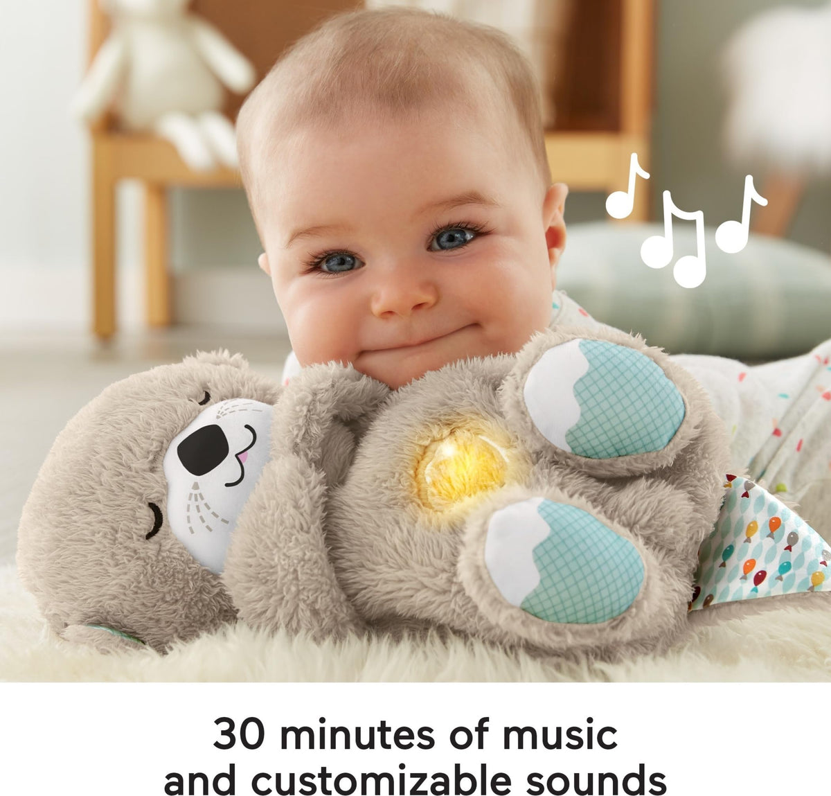 Soothe 'n Snuggle Otter Plush Baby Toy